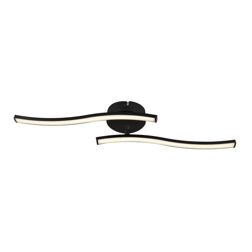 Globo - LED Stropna svetilka 2xLED/6W/230V črna