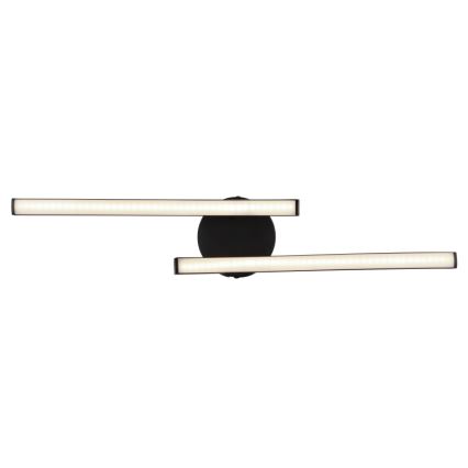 Globo - LED Stropna svetilka 2xLED/6W/230V črna