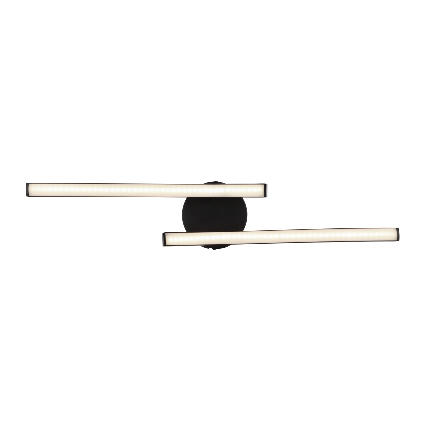 Globo - LED Stropna svetilka 2xLED/6W/230V črna
