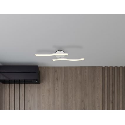 Globo - LED Lestenec LED/12W/230V 3000K bela