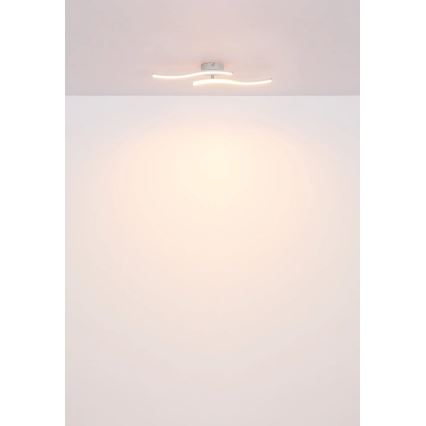 Globo - LED Lestenec LED/12W/230V 3000K bela