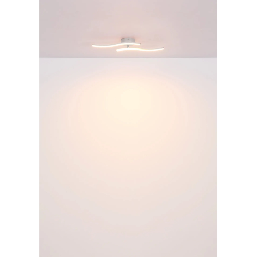 Globo - LED Lestenec LED/12W/230V 3000K bela