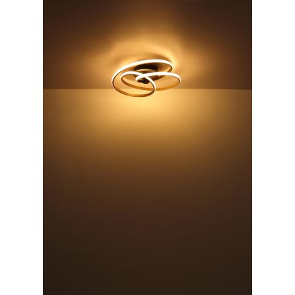 Globo - LED Lestenec LED/40W/230V 3000K mat krom/črna