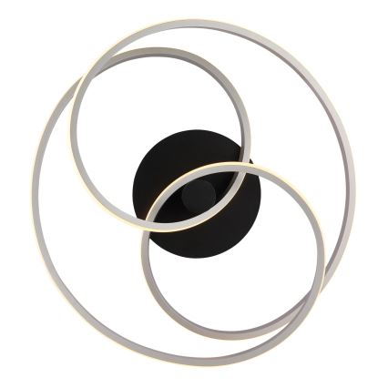 Globo - LED Lestenec LED/40W/230V 3000K mat krom/črna