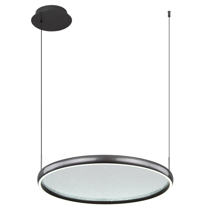Globo - LED Zatemnitveni lestenec na vrvici LED/36W/230V 2700-6000K črna + Daljinski upravljalnik