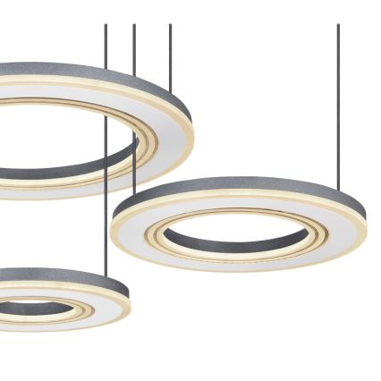 Globo - LED Zatemnitveni lestenec na vrvici LED/80W/230V 2700-6000K črna + Daljinski upravljalnik