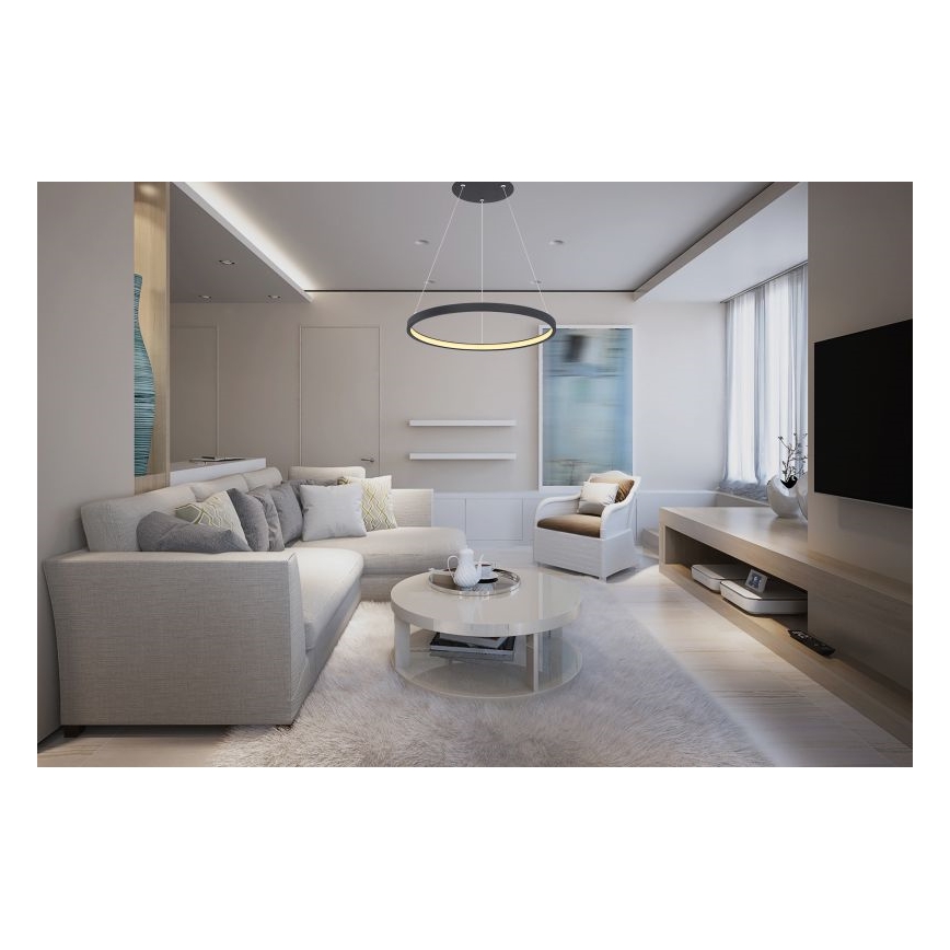 Globo - LED Lestenec na vrvici LED/19W/230V