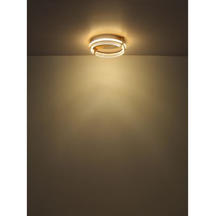 Globo - LED Zatemnitvena kristalna stropna svetilka LED/36W/230V 2700K-6000K + Daljinski upravljalnik