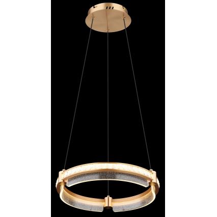 Globo - LED Zatemnitveni kristalni lestenec na vrvici LED/36W/230V 2700K-6000K + Daljinski upravljalnik