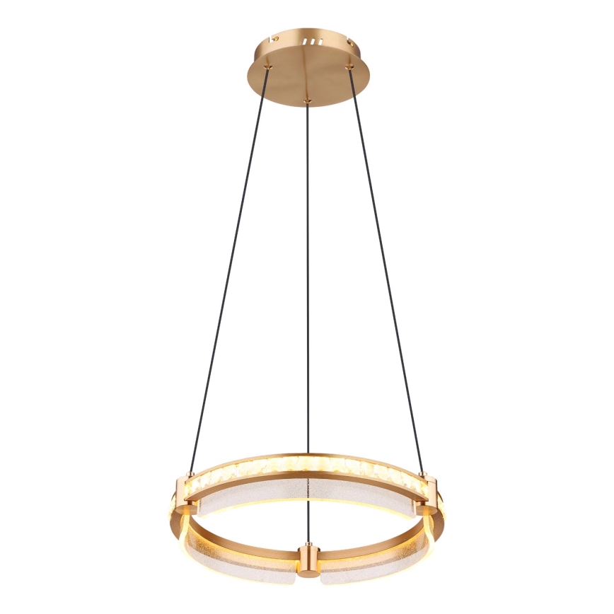 Globo - LED Zatemnitveni kristalni lestenec na vrvici LED/36W/230V 2700K-6000K + Daljinski upravljalnik