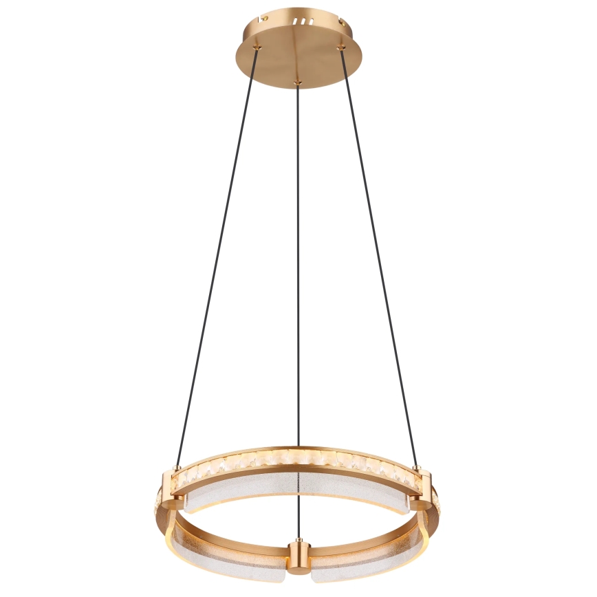Globo - LED Zatemnitveni kristalni lestenec na vrvici LED/36W/230V 2700K-6000K + Daljinski upravljalnik