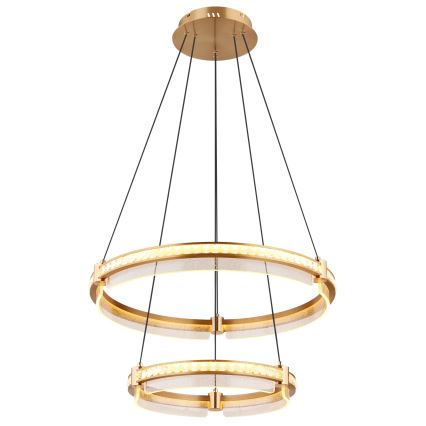 Globo - LED Zatemnitveni kristalni lestenec na vrvici LED/78W/230V 2700K-6000K + Daljinski upravljalnik