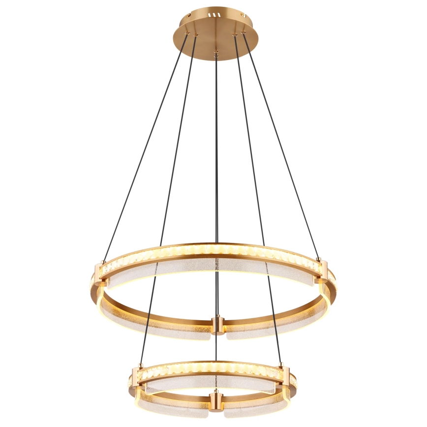 Globo - LED Zatemnitveni kristalni lestenec na vrvici LED/78W/230V 2700K-6000K + Daljinski upravljalnik