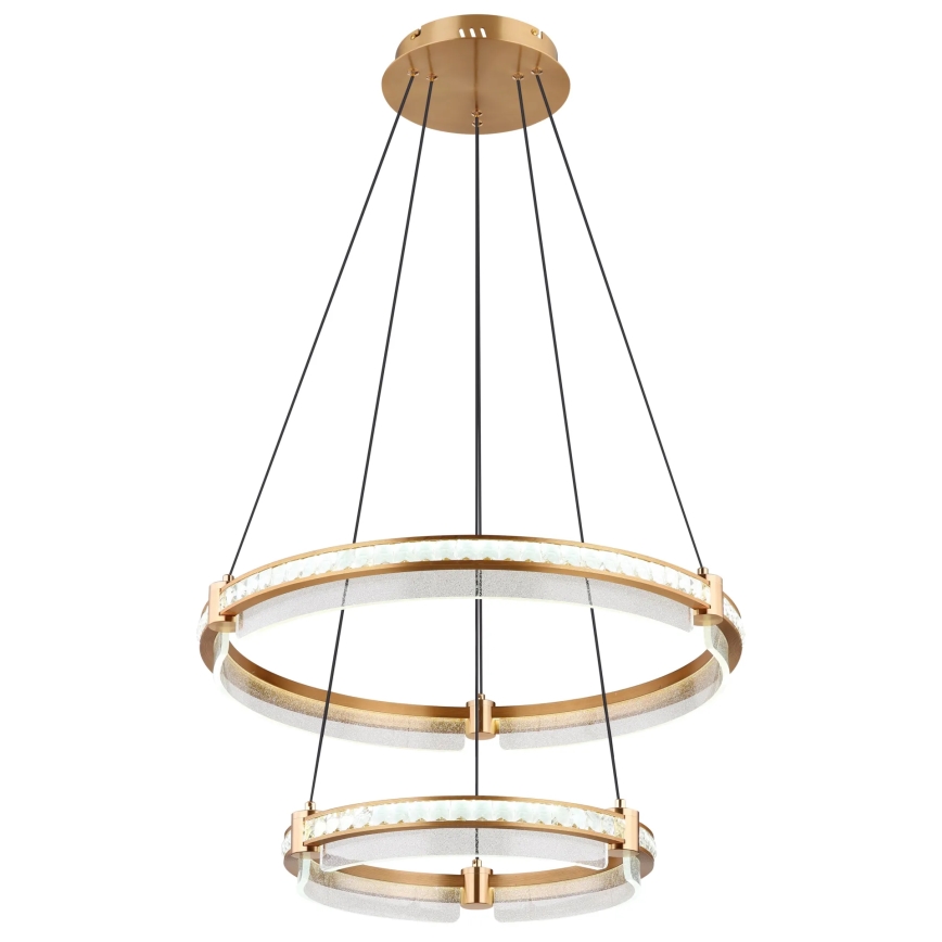 Globo - LED Zatemnitveni kristalni lestenec na vrvici LED/78W/230V 2700K-6000K + Daljinski upravljalnik