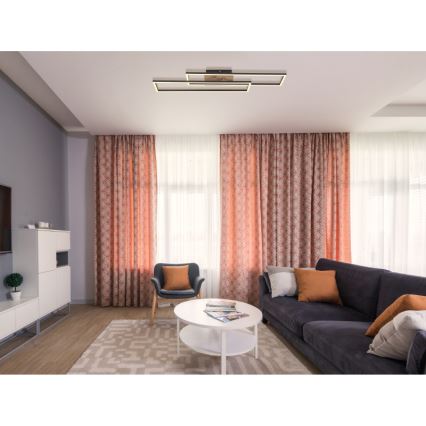 Globo - LED Stropna svetilka LED/30W/230V 3000K 60x80 cm črna