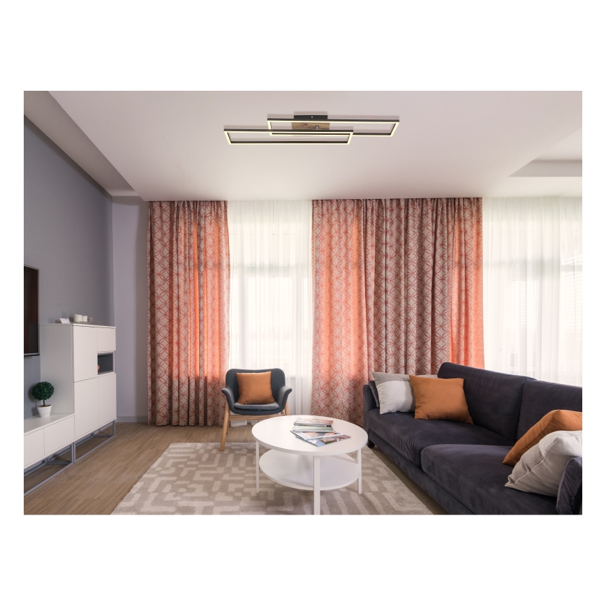 Globo - LED Stropna svetilka LED/30W/230V 3000K 60x80 cm črna