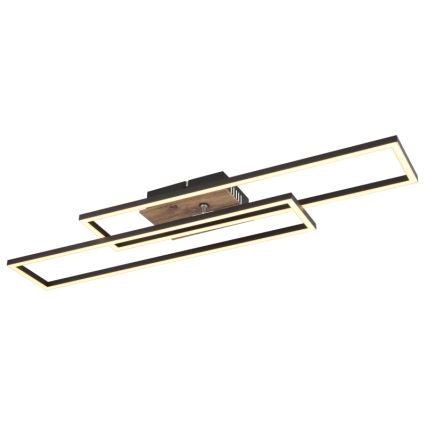 Globo - LED Stropna svetilka LED/30W/230V 3000K 60x80 cm črna