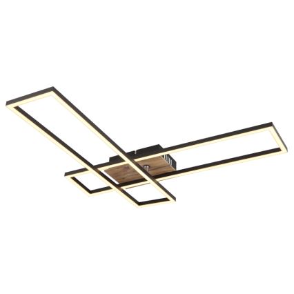 Globo - LED Stropna svetilka LED/30W/230V 3000K 60x80 cm črna