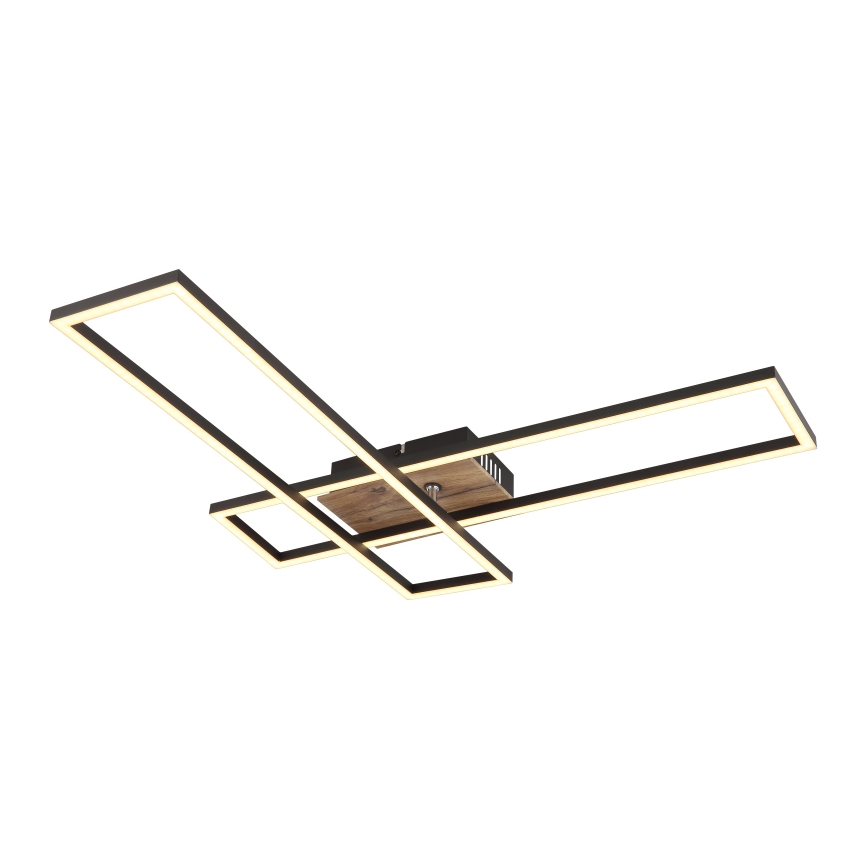 Globo - LED Stropna svetilka LED/30W/230V 3000K 60x80 cm črna