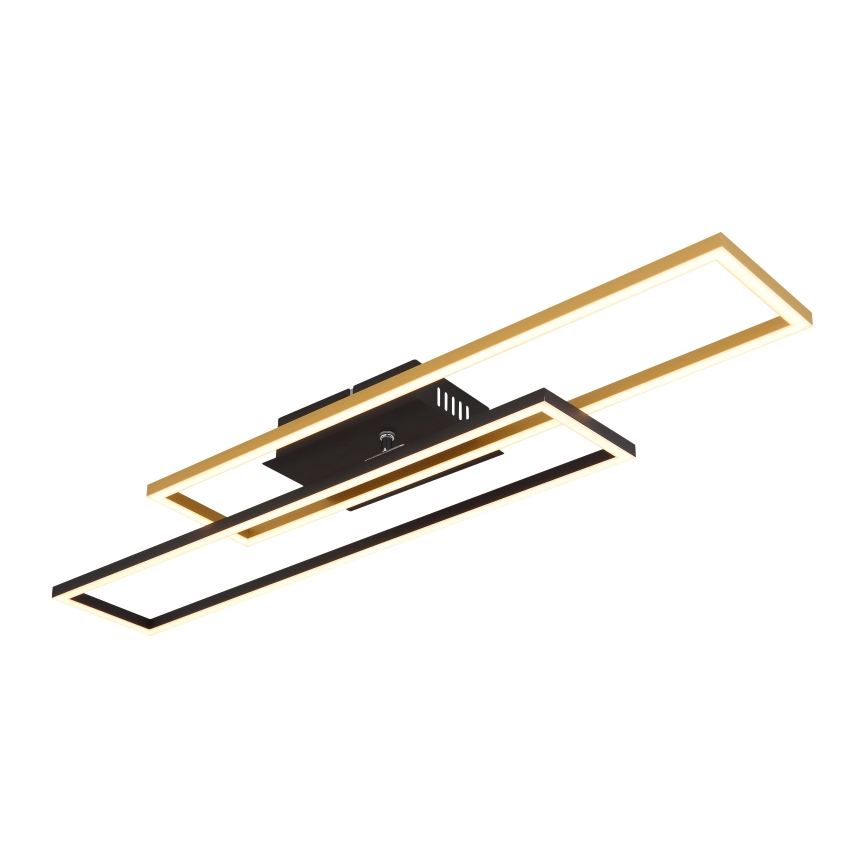 Globo - LED Stropna svetilka LED/30W/230V 3000K 60x80 cm črna/zlata