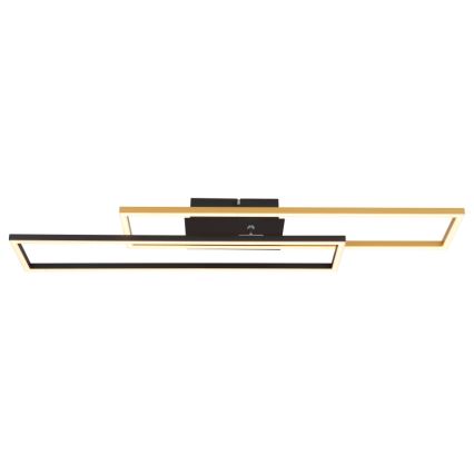 Globo - LED Stropna svetilka LED/30W/230V 3000K 60x80 cm črna/zlata