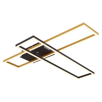Globo - LED Stropna svetilka LED/30W/230V 3000K 60x80 cm črna/zlata