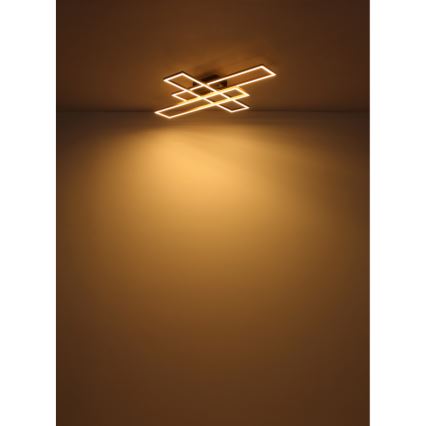 Globo - LED Stropna svetilka LED/30W/230V 3000K 60x80 cm črna/zlata