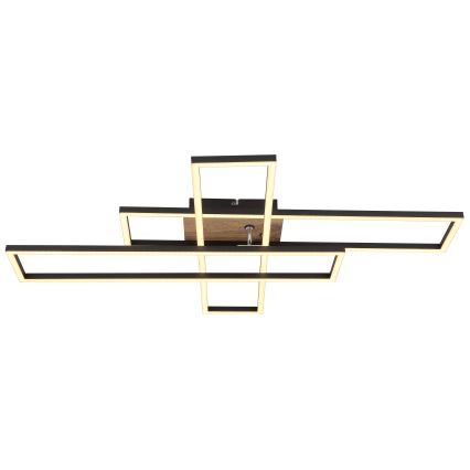 Globo - LED Stropna svetilka LED/40W/230V 3000K 60x80 cm črna