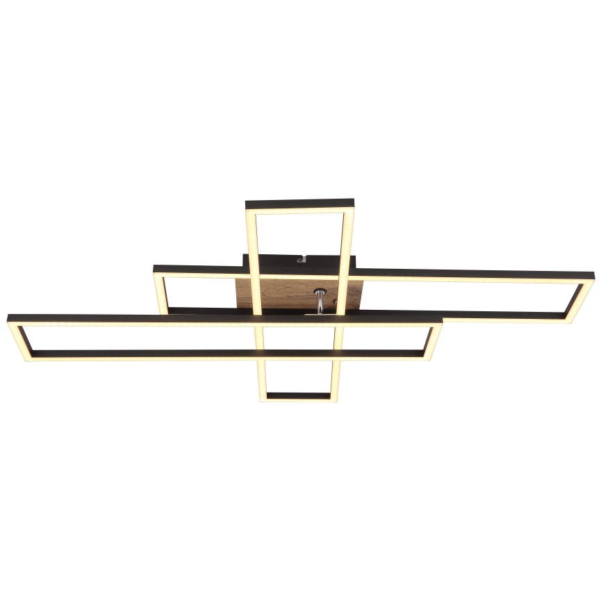Globo - LED Stropna svetilka LED/40W/230V 3000K 60x80 cm črna
