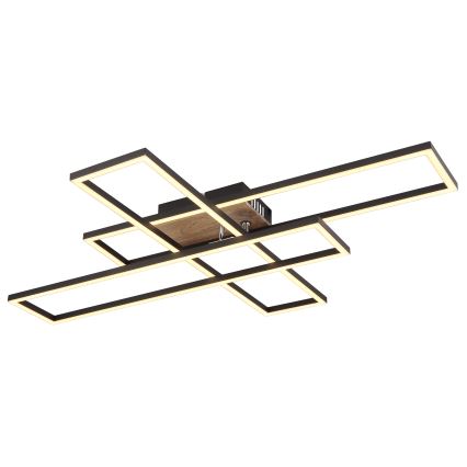 Globo - LED Stropna svetilka LED/40W/230V 3000K 60x80 cm črna