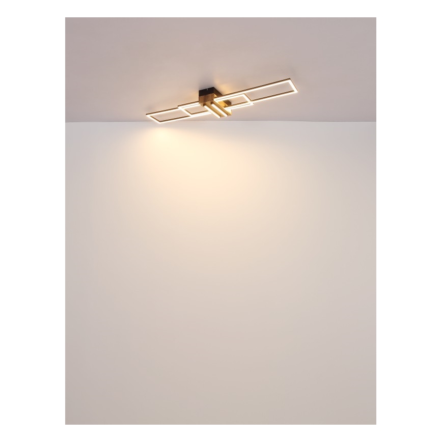 Globo - LED Stropna svetilka LED/40W/230V 3000K 25x100 cm črna