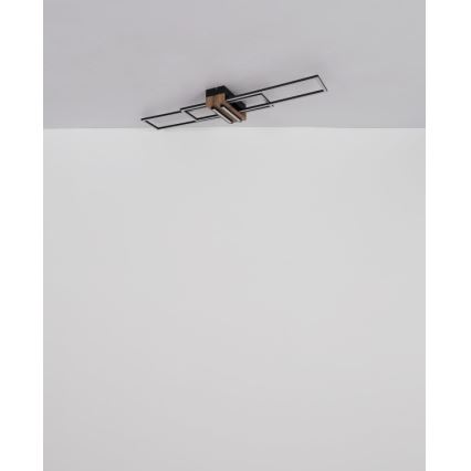 Globo - LED Stropna svetilka LED/40W/230V 3000K 25x100 cm črna