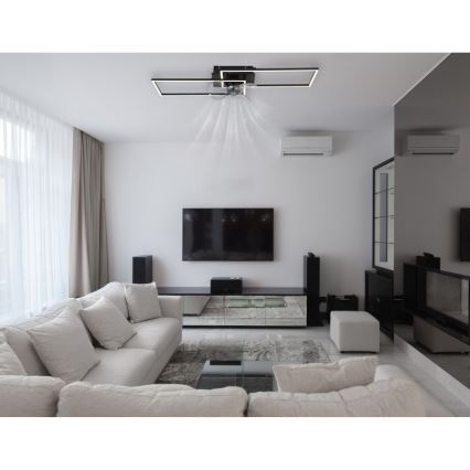 Globo - LED zatemnljivo stropno svetilo z ventilatorjem LED/38W/230V 3000-6500K + daljinsko upravljanje