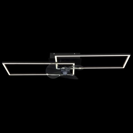 Globo - LED zatemnljivo stropno svetilo z ventilatorjem LED/38W/230V 3000-6500K + daljinsko upravljanje