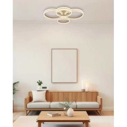Globo - zatemnjiva LED stropna svetilka LED/92W/230V 3000K 68x84,5 cm