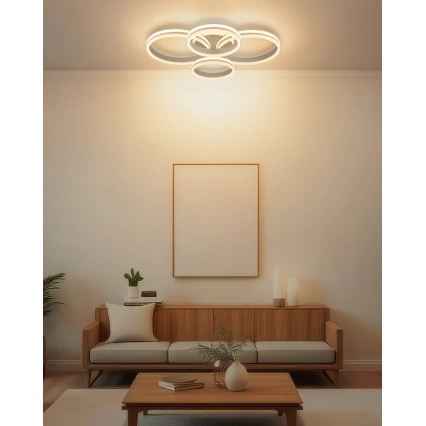 Globo - zatemnjiva LED stropna svetilka LED/92W/230V 3000K 68x84,5 cm