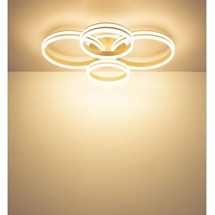 Globo - zatemnjiva LED stropna svetilka LED/92W/230V 3000K 68x84,5 cm