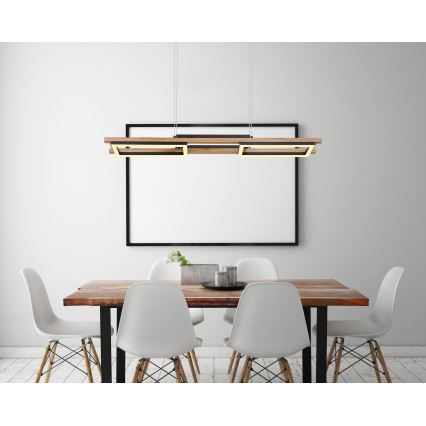 Globo - LED Lestenec na vrvici LED/30W/230V
