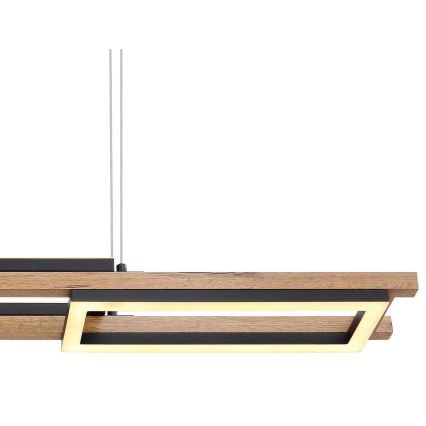 Globo - LED Lestenec na vrvici LED/30W/230V