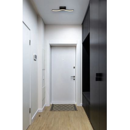 Globo - LED Lestenec LED/6W/230V 3000K črna