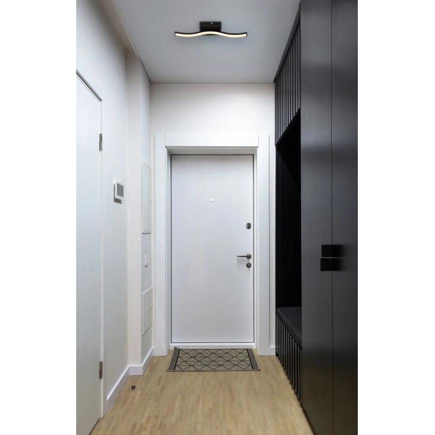 Globo - LED Lestenec LED/6W/230V 3000K črna