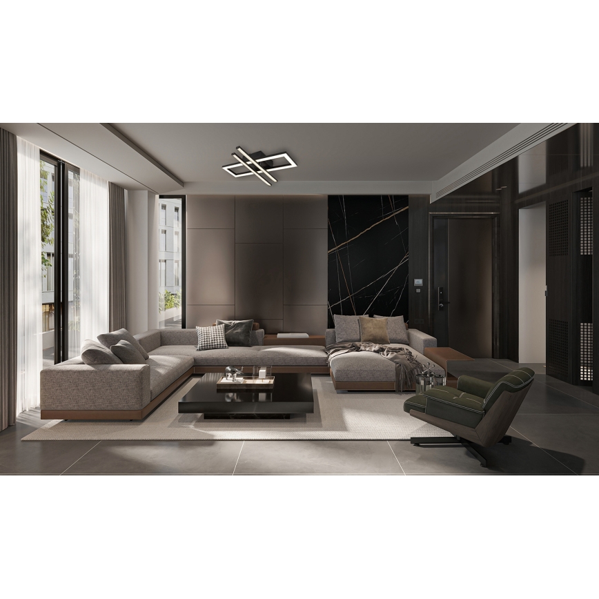 Globo - LED Stropna svetilka LED/24W/230V 4000K črna