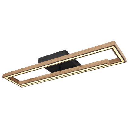 Globo 67287D1 - LED stropna svetilka MANDERA LED/36W/230V 20x80 cm rjava