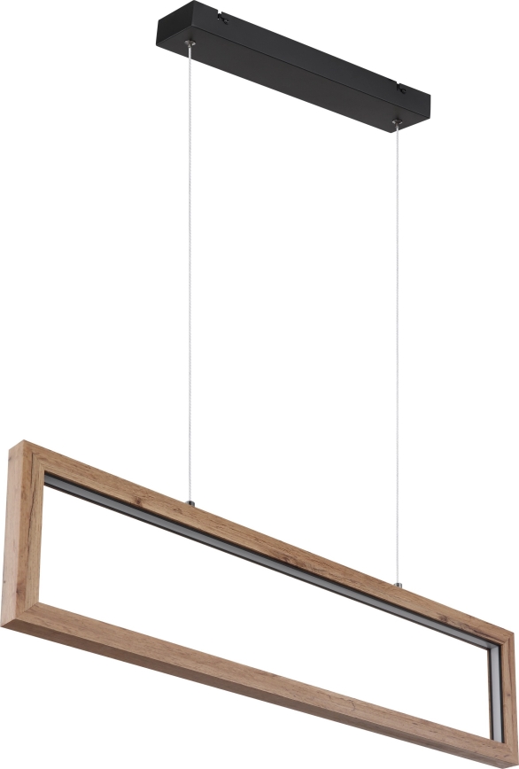 Globo 67287H - LED lestenec na jeklenem lanku MANDERA LED/24W/230V rjav