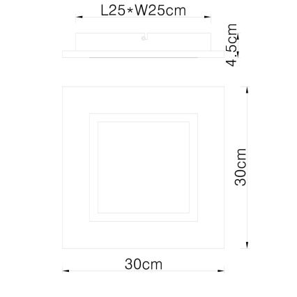 Globo - LED Stropna svetilka LED/12W/230V