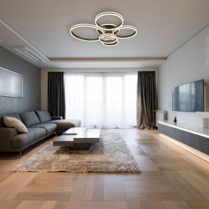 Globo - LED Zatemnitvena stropna svetilka LED/120W/230V 2700K-6000K + Daljinski upravljalnik