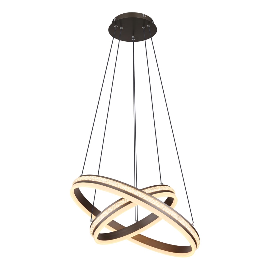 Globo - LED Zatemnitveni lestenec na vrvici LED/60W/230V 2700K-6000K + Daljinski upravljalnik
