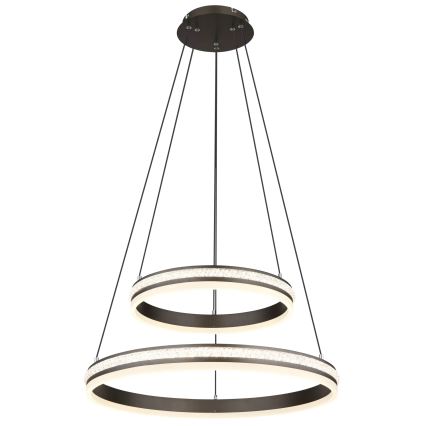 Globo - LED Zatemnitveni lestenec na vrvici LED/60W/230V 2700K-6000K + Daljinski upravljalnik