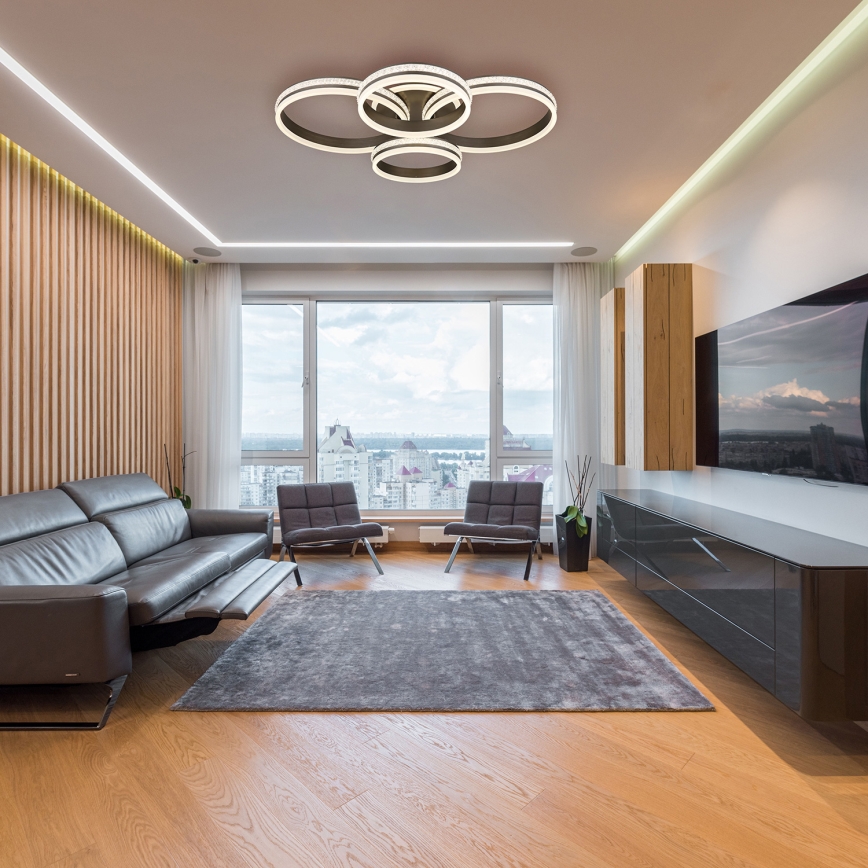 Globo - LED Zatemnitvena stropna svetilka LED/90W/230V 2700K-6000K + Daljinski upravljalnik