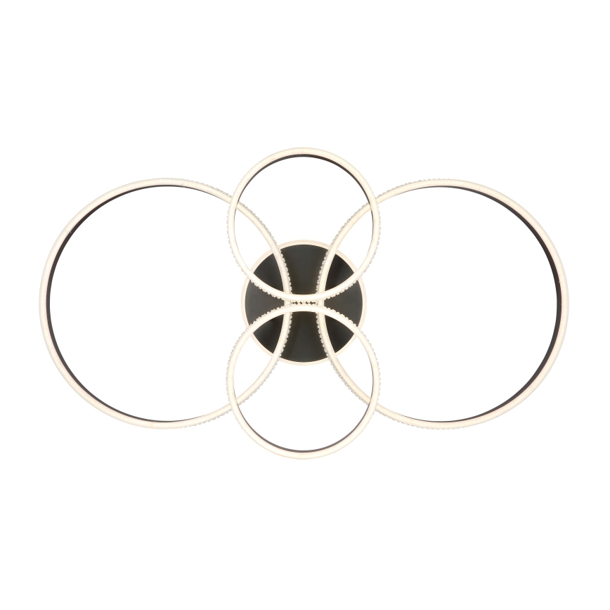 Globo - LED Stropna svetilka LED/39W/230V 2700/4500/6500K 106x60 cm antracit